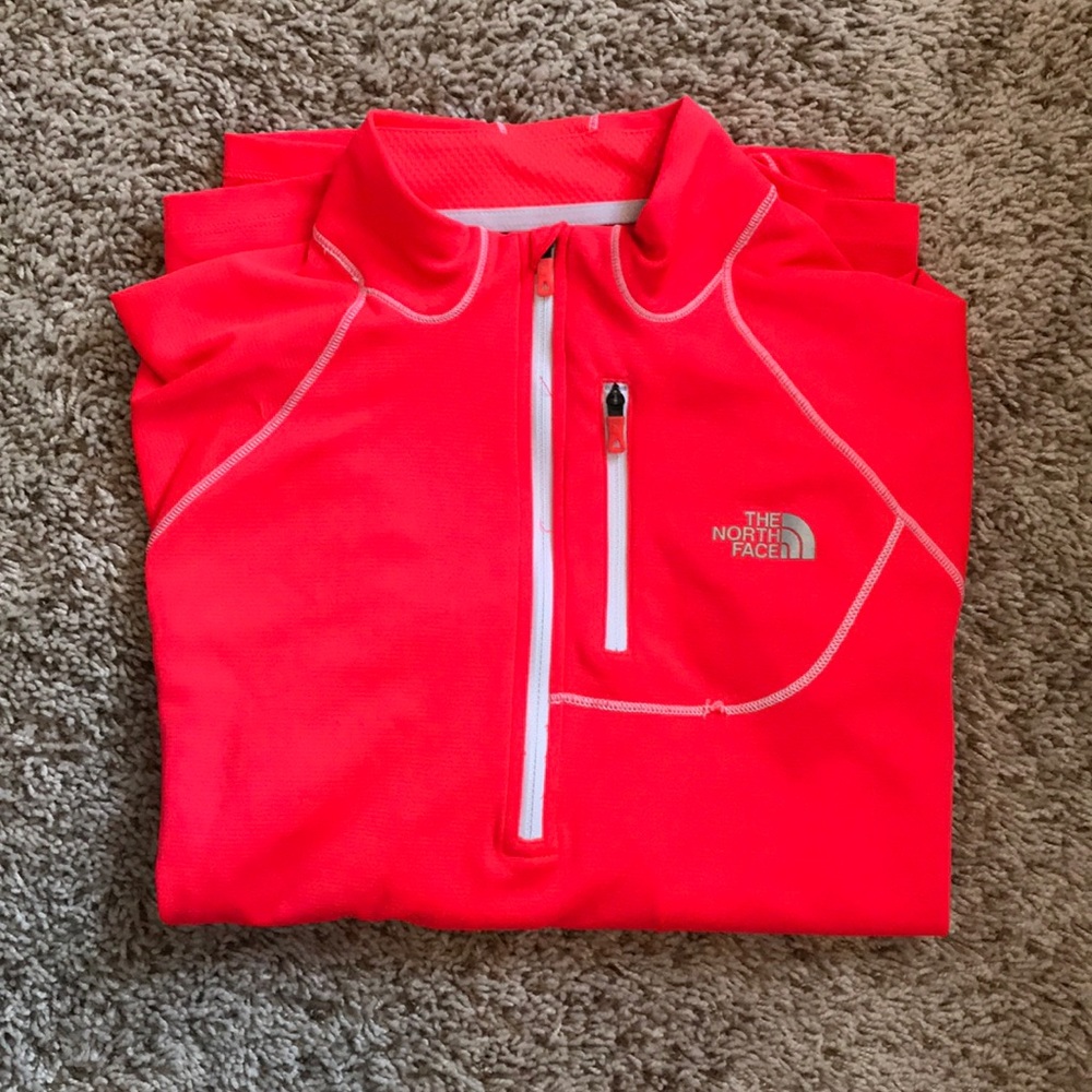 The North Face quarter zip pullover sweater ski